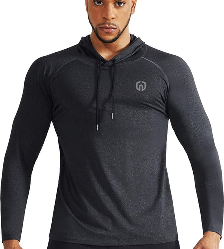 Men'S Dry Fit Athletic Workout Running Shirts Long Sleeve