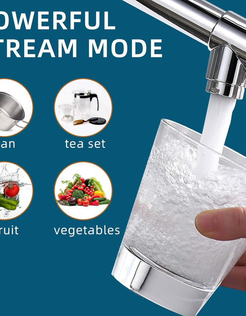 Load image into Gallery viewer, Chrome Kitchen Faucet with Sprayer,Commercial Single Handle Pull down Kitchen Sink Faucet
