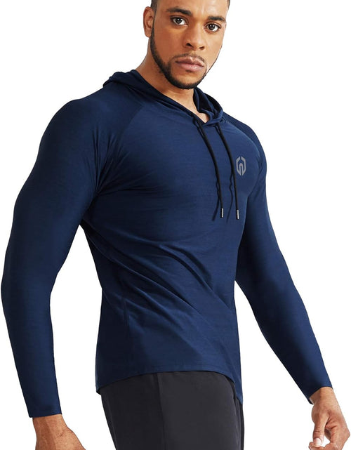 Load image into Gallery viewer, Men'S Dry Fit Athletic Workout Running Shirts Long Sleeve
