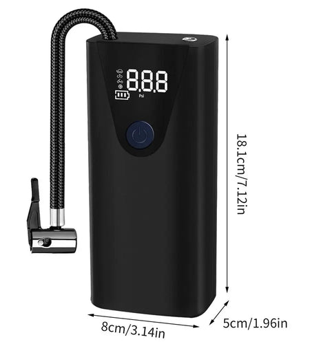 Portable Car Tire Inflator Air Pump for Car Tires Air Compressor Rechargeable Air Pump Tire Air Compressor Bikes Tire Pump