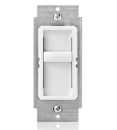 Sureslide Dimmer Switch for Dimmable LED, Halogen and Incandescent Bulbs, 6672-1LW, White