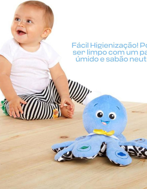 Load image into Gallery viewer, Octoplush Musical Huggable Stuffed Animal Plush Toy, Learn Colors in 3 Languages, Blue, 11" Age 3 Month and Up,

