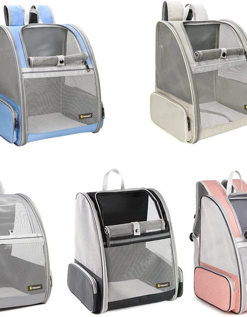 Load image into Gallery viewer, Innovative Traveler Bubble Backpack Pet Carriers for Cats and Dogs (Black)
