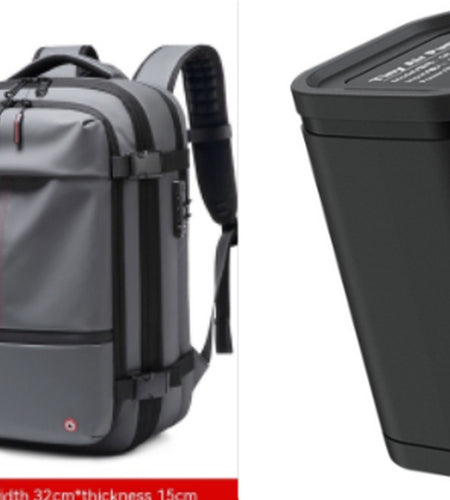 Travel Backpack Men'S Business Multifunction Computer Bag Vacuum Compression Large-Capacity Backpack