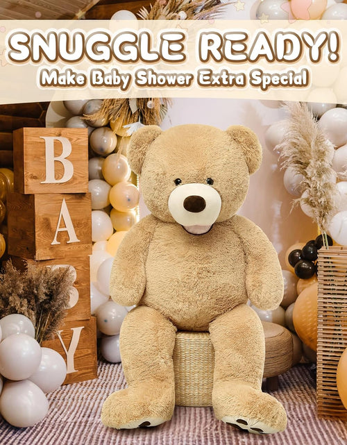 Load image into Gallery viewer, Big Plush Giant Teddy Bear Premium Soft Stuffed Animals Light Brown,51 Inches
