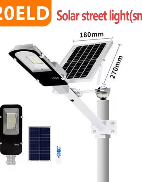 Load image into Gallery viewer, 200W Powerful Solar Light Outdoor Solar Street Light 6000Mah Waterproof Automatic Dusk to Dawn Street Light for Garage Garden
