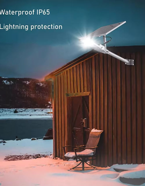 Load image into Gallery viewer, 200W Powerful Solar Light Outdoor Solar Street Light 6000Mah Waterproof Automatic Dusk to Dawn Street Light for Garage Garden
