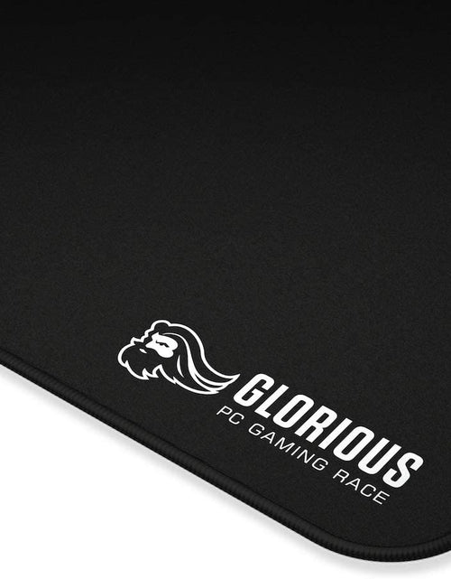 Load image into Gallery viewer, 3XL Extended Gaming Mouse Mat/Pad - Large, Wide (3XL Extended) Black Cloth Mousepad, Stitched Edges | 24"X48" (G-3XL)

