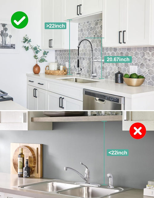 Load image into Gallery viewer, Chrome Kitchen Faucet with Sprayer,Commercial Single Handle Pull down Kitchen Sink Faucet
