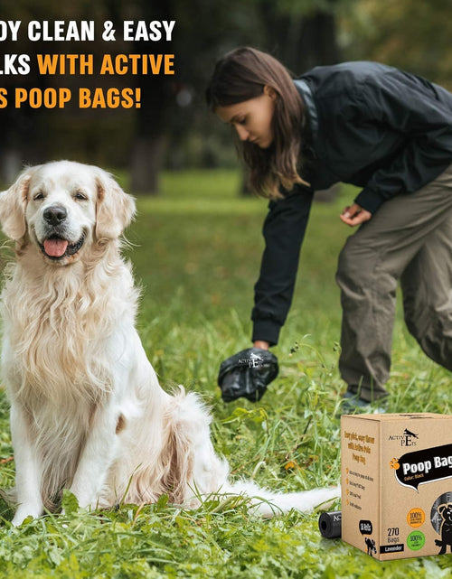 Load image into Gallery viewer, Dog Poop Bag, Extra Thick Dog Waste Bags, Leak-Proof Dog Bags for Poop, Easy-Tear Dog Poop Bags, Strong Doggy Poop Bags, Lavender-Scented Dog Waste Bags Eco-Friendly Doggie Bags for Poop
